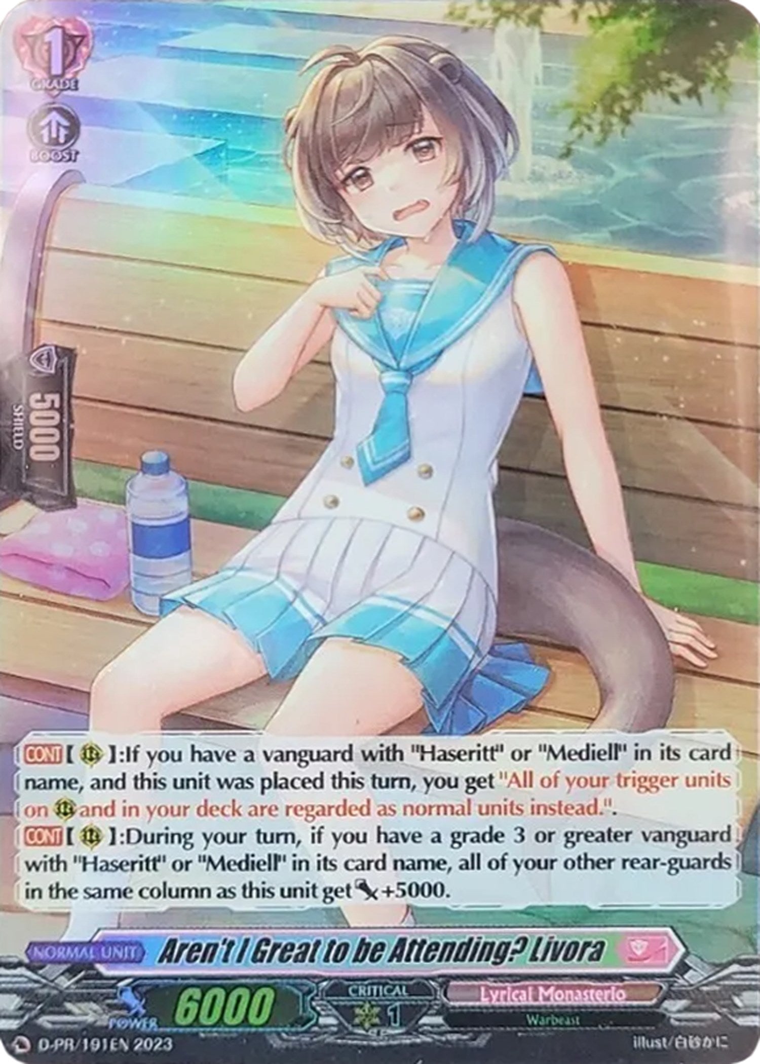 Image of Aren't I Great to be Attending? Livora (Foil) (D-PR/0191EN 2023) [D Promo Cards]
