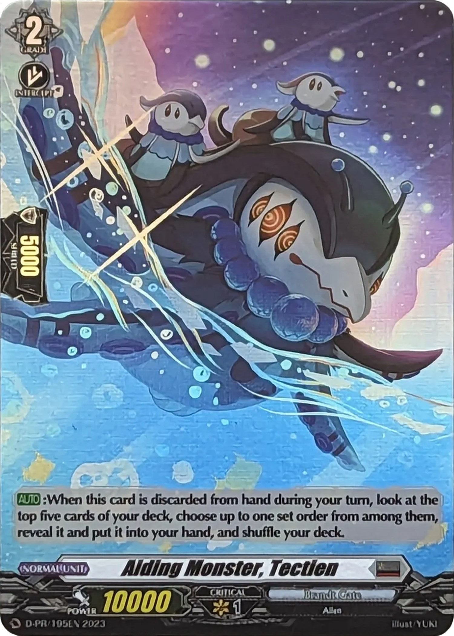 Image of Aiding Monster, Tectien (Foil) (D-PR/195EN 2023) [D Promo Cards]