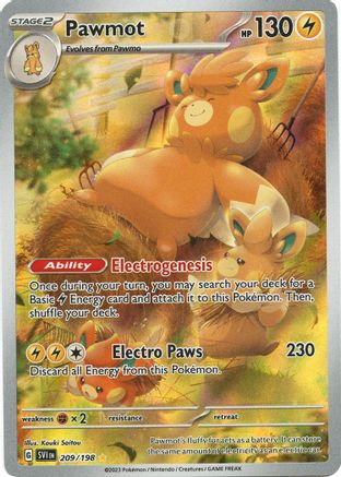 Image of Pawmot (209/198) [Scarlet & Violet: Base Set]