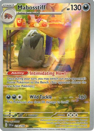 Image of Mabosstiff (218/198) [Scarlet & Violet: Base Set]