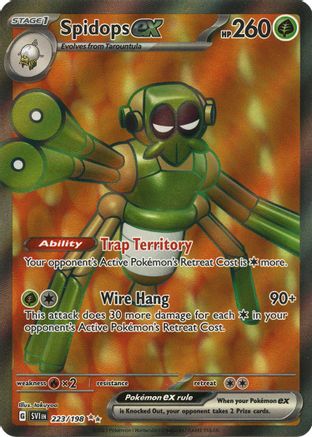 Image of Spidops ex (223/198) [Scarlet & Violet: Base Set]