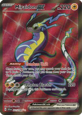 Image of Miraidon ex (227/198) [Scarlet & Violet: Base Set]