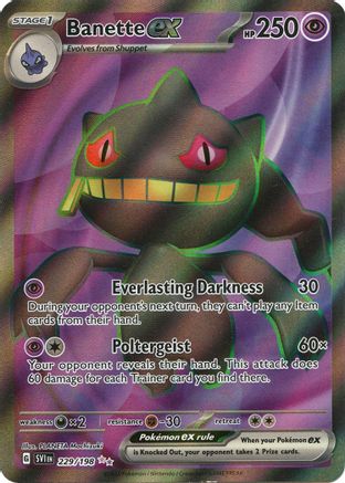 Image of Banette ex (229/198) [Scarlet & Violet: Base Set]