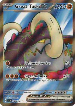 Image of Great Tusk ex (230/198) [Scarlet & Violet: Base Set]