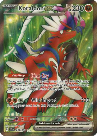 Image of Koraidon ex (231/198) [Scarlet & Violet: Base Set]