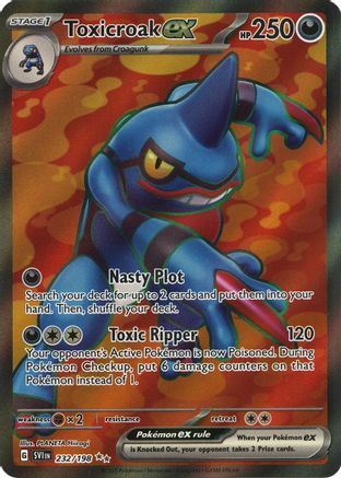 Image of Toxicroak ex (232/198) [Scarlet & Violet: Base Set]