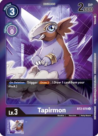 Image of Tapirmon [BT2-070] (Event Pack 4) [Release Special Booster Promos]