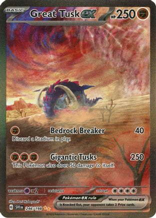 Image of Great Tusk ex (246/198) [Scarlet & Violet: Base Set]