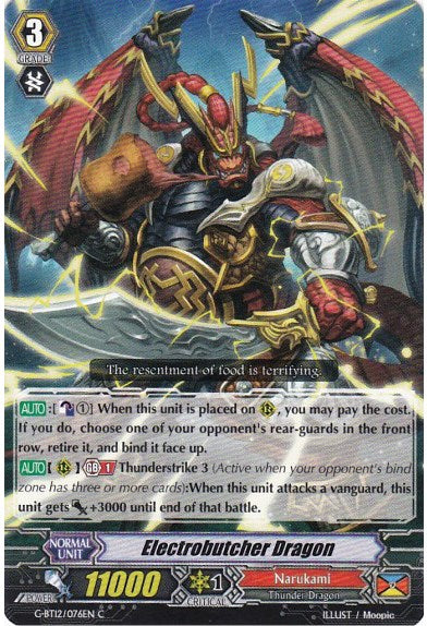 Image of Electrobutcher Dragon (G-BT12/076EN) [Dragon King's Awakening]