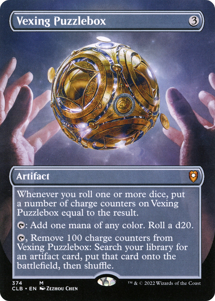 Image of Vexing Puzzlebox (Borderless Alternate Art) [Commander Legends: Battle for Baldur's Gate]