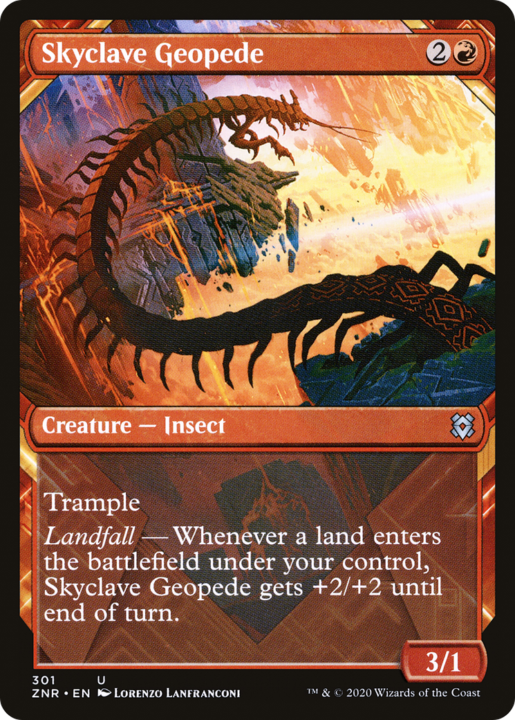Image of Skyclave Geopede (Showcase) [Zendikar Rising]
