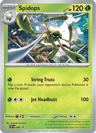 Image of Spidops (009) [Scarlet & Violet: Black Star Promos]