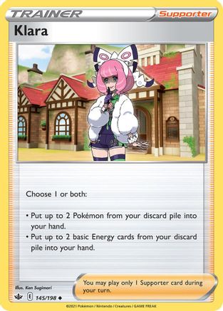 Image of Klara (145/198) (Cosmos Foil) [Sword & Shield: Chilling Reign]