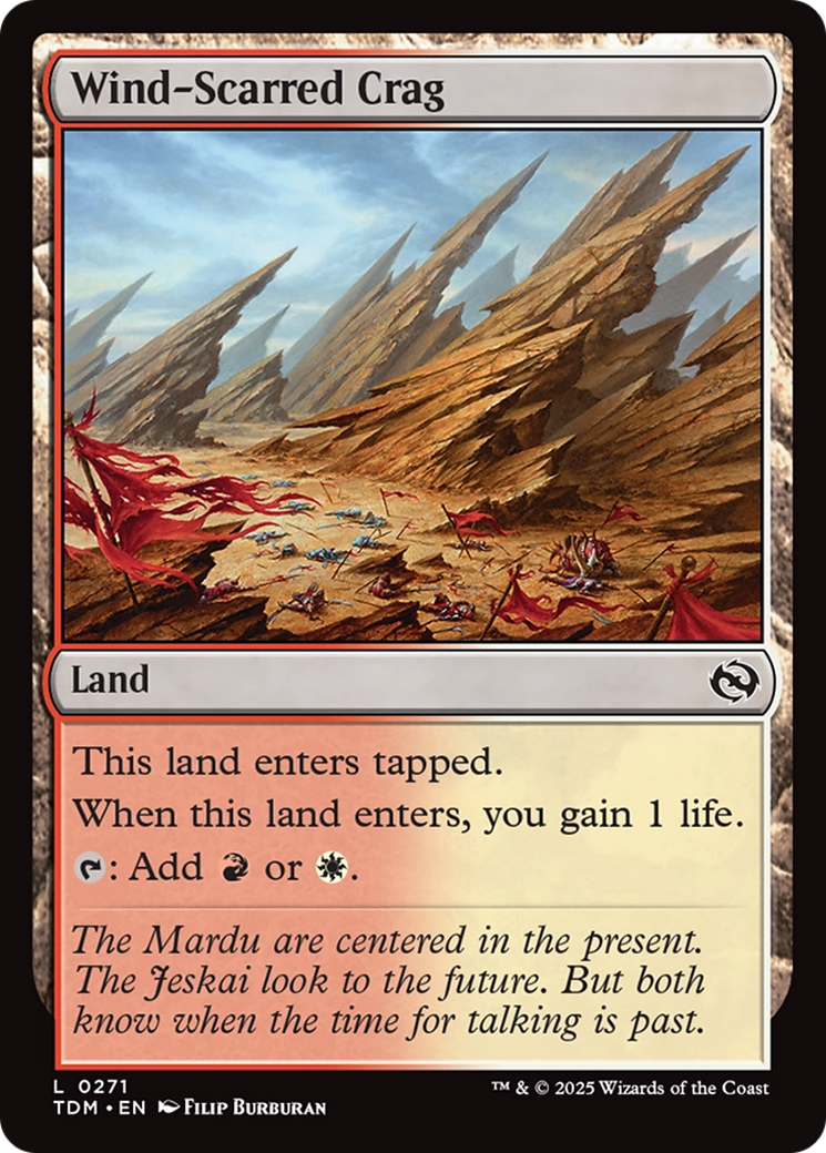 Image of Wind-Scarred Crag [Tarkir: Dragonstorm]