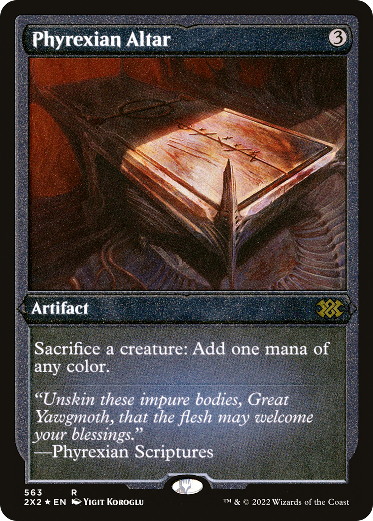 Image of Phyrexian Altar (Foil Etched) [Double Masters 2022]