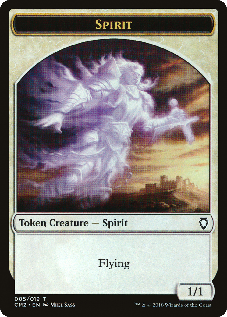 Image of Spirit Token [Commander Anthology Volume II Tokens]