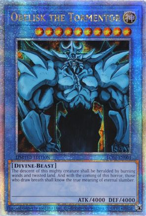 Image of Obelisk the Tormentor (25th Anniversary) [LC01-EN001] Quarter Century Secret Rare