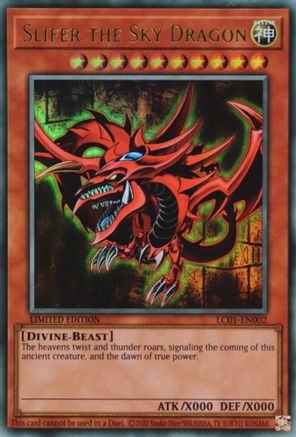 Image of Slifer the Sky Dragon (25th Anniversary) [LC01-EN002] Ultra Rare