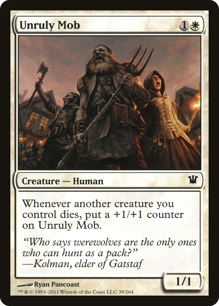 Image of Unruly Mob [Innistrad]
