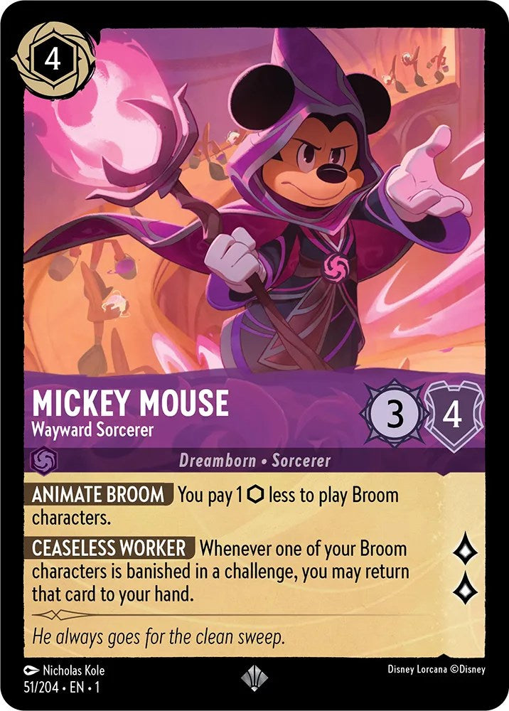 Image of Mickey Mouse - Wayward Sorcerer (51/204) [The First Chapter]