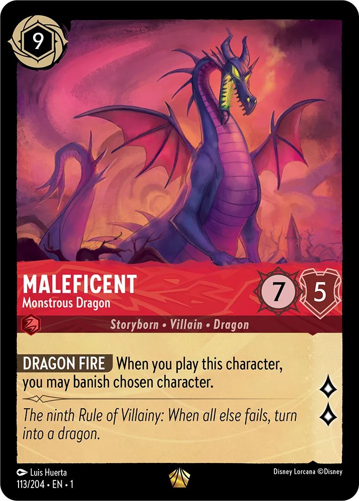 Image of Maleficent - Monstrous Dragon (113/204) [The First Chapter]