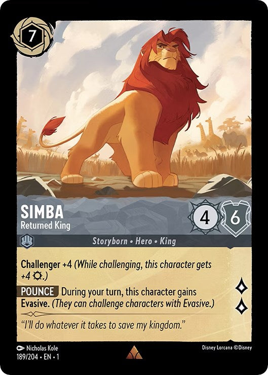 Image of Simba - Returned King (189/204) [The First Chapter]
