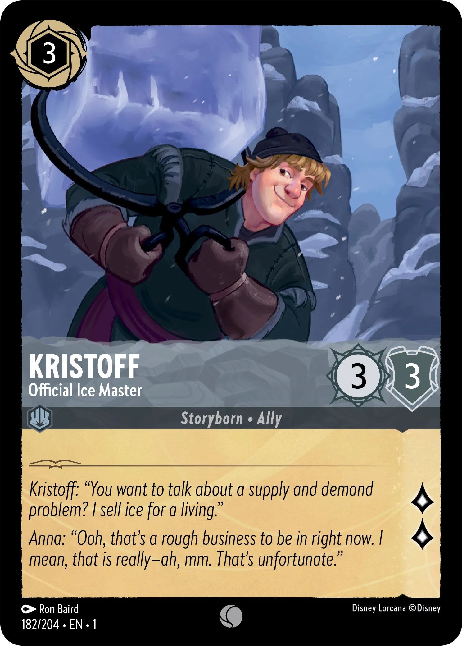 Image of Kristoff - Official Ice Master (182/204) [The First Chapter]