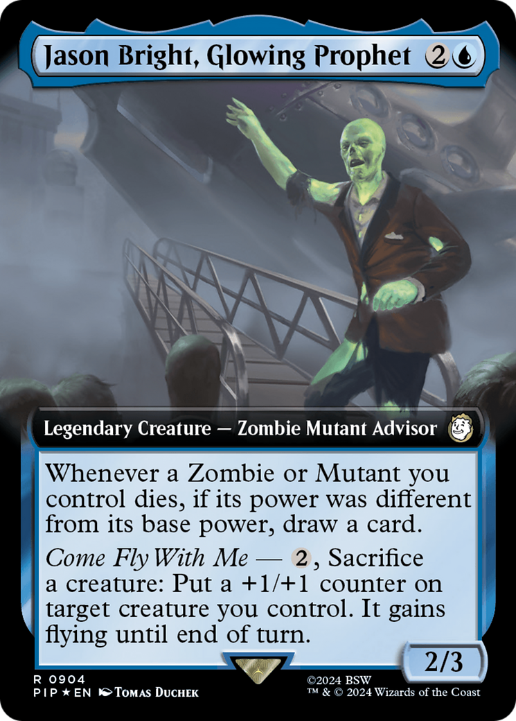 Image of Jason Bright, Glowing Prophet (Extended Art) (Surge Foil) [Fallout]