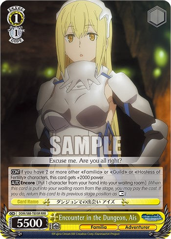 Image of Encounter in the Dungeon, Ais (DDM/S88-TE05R RRR) [Is it Wrong to Try to Pick Up Girls in a Dungeon?]