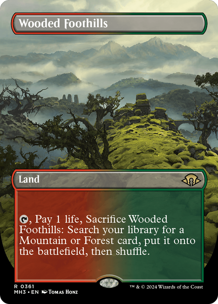 Image of Wooded Foothills (Borderless) [Modern Horizons 3]