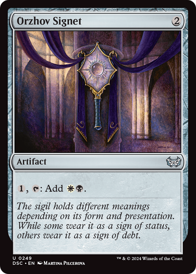 Image of Orzhov Signet [Duskmourn: House of Horror Commander]