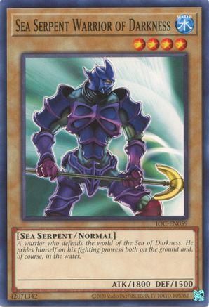 Image of Sea Serpent Warrior of Darkness (25th Anniversary) [IOC-EN059] Common
