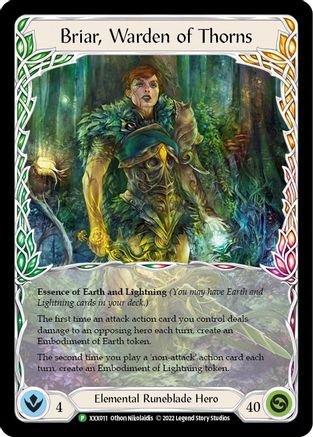Image of Briar // Briar, Warden of Thorns [XXX011/XXX012] (Promo)