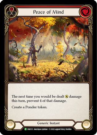 Image of Peace of Mind [FAB131] (Promo)  Rainbow Foil