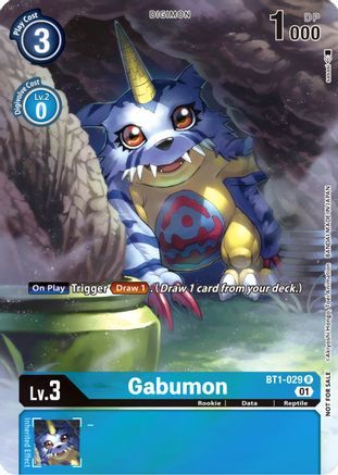 Image of Gabumon [BT1-029] (Official Tournament Pack Vol.9) [Release Special Booster Promos]