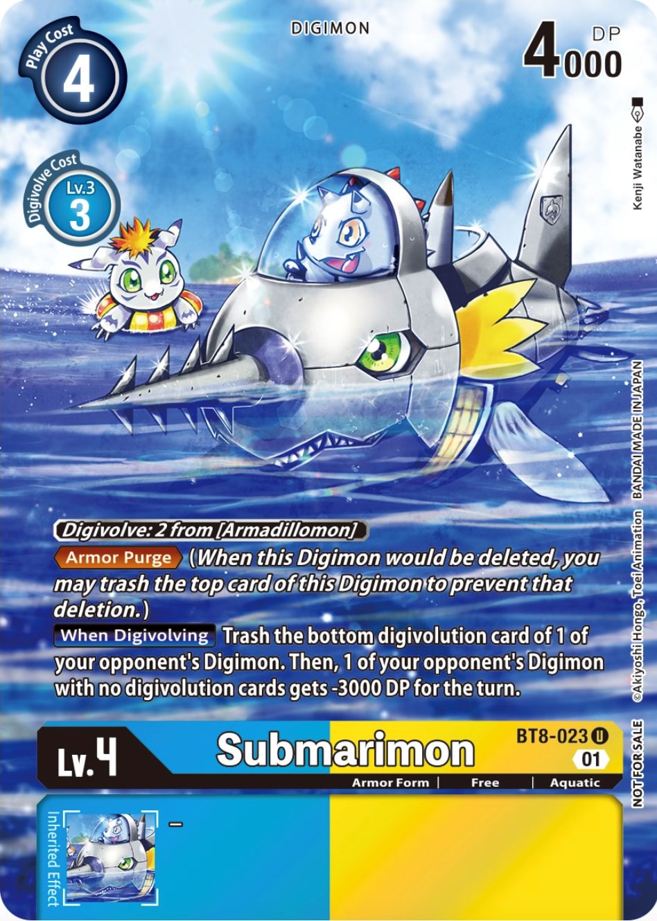 Image of Submarimon [BT8-023] (Official Tournament Pack Vol.9) [New Awakening Promos]