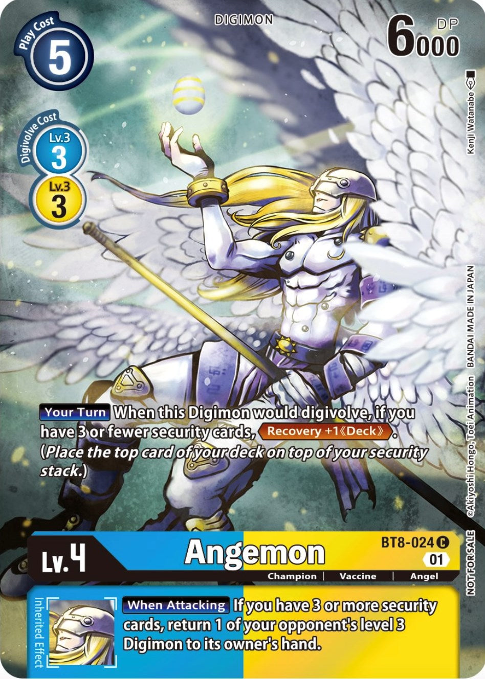 Image of Angemon [BT8-024] (Official Tournament Pack Vol.9) [New Awakening Promos]