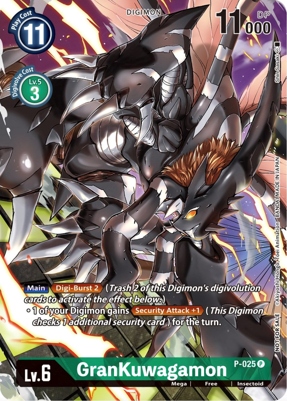 Image of GranKuwagamon [P-025] (Winner Pack Across Time) [Promotional Cards]