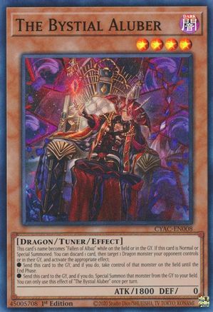 Image of The Bystial Aluber [CYAC-EN008] Super Rare
