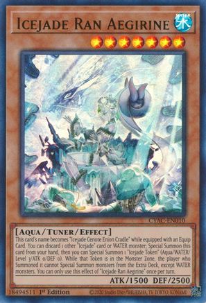 Image of Icejade Ran Aegirine [CYAC-EN010] Ultra Rare