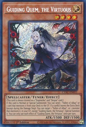 Image of Guiding Quem, the Virtuous [CYAC-EN011] Secret Rare