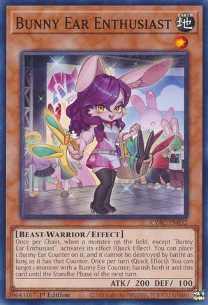 Image of Bunny Ear Enthusiast [CYAC-EN032] Common