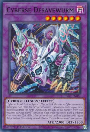 Image of Cyberse Desavewurm [CYAC-EN034] Common