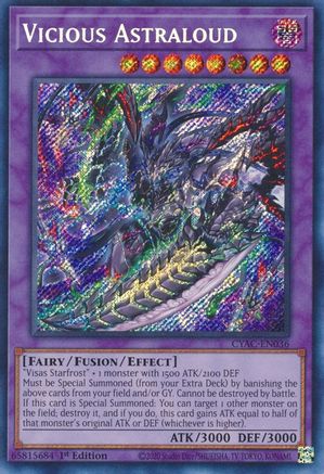 Image of Vicious Astraloud [CYAC-EN036] Secret Rare