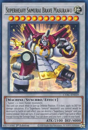 Image of Superheavy Samurai Brave Masurawo [CYAC-EN039] Ultra Rare