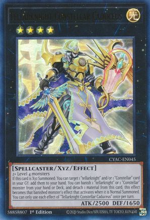 Image of Tellarknight Constellar Caduceus [CYAC-EN045] Ultra Rare
