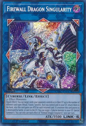 Image of Firewall Dragon Singularity [CYAC-EN047] Secret Rare