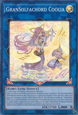 Image of GranSolfachord Coolia [CYAC-EN049] Super Rare