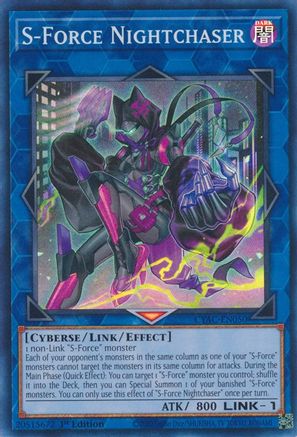 Image of S-Force Nightchaser [CYAC-EN050] Super Rare
