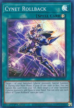 Image of Cynet Rollback [CYAC-EN051] Super Rare